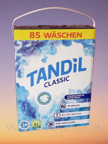Порошок Танзил для прання кольорових і білих речей Tandil Classic Waschmittel 5.2 кг (шоджена паковання)