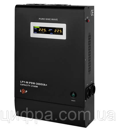 ИБП Logicpower LPY-W-PSW-3000VA+ (2100Вт) 10A/15A, фото 1