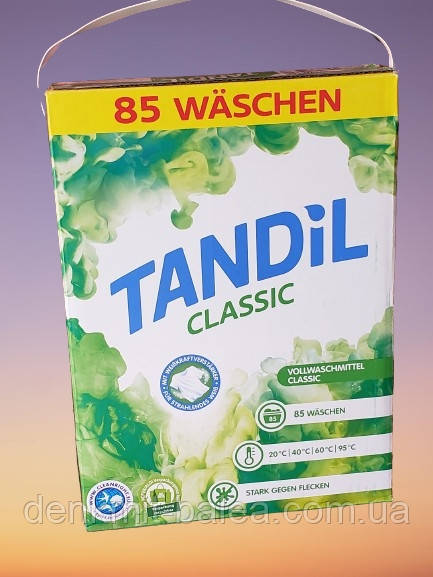 Порошок для прання кольорових і білих сильно забруднених речей Tandil Classic Vollwashmittel 5.2 кг