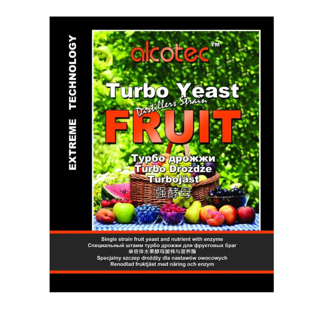 Турбо-дріжджі Alcotec Fruit Turbo, 60 г, фото 1