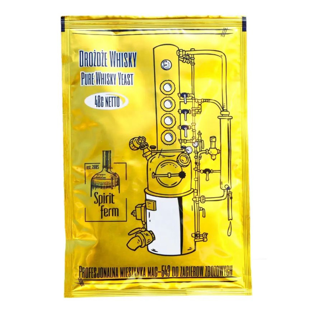 Дріжджі для віскі Spirit Ferm Pure Whisky Yeast, 48 г, фото 1