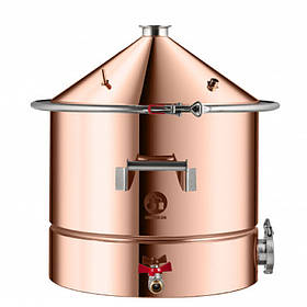 Перегінний куб мідний Смакуй з купольною кришкою кламп, 40 л