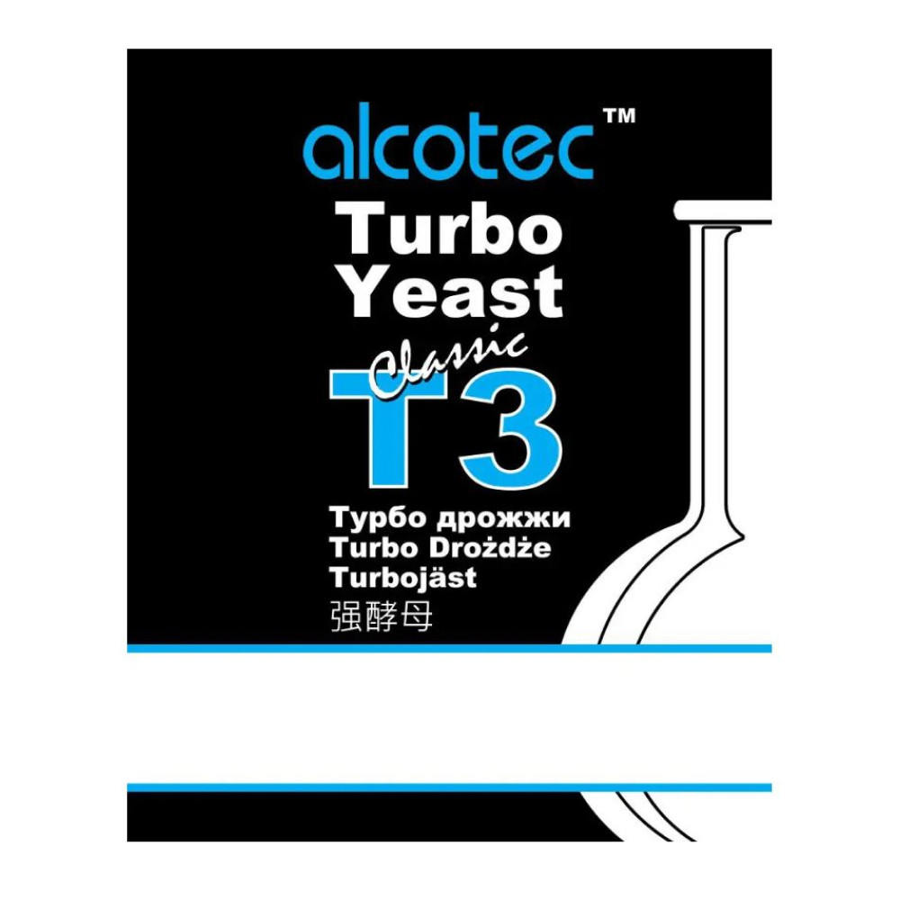 Турбо-дріжджі Alcotec T3 Turbo Classic, 120 г