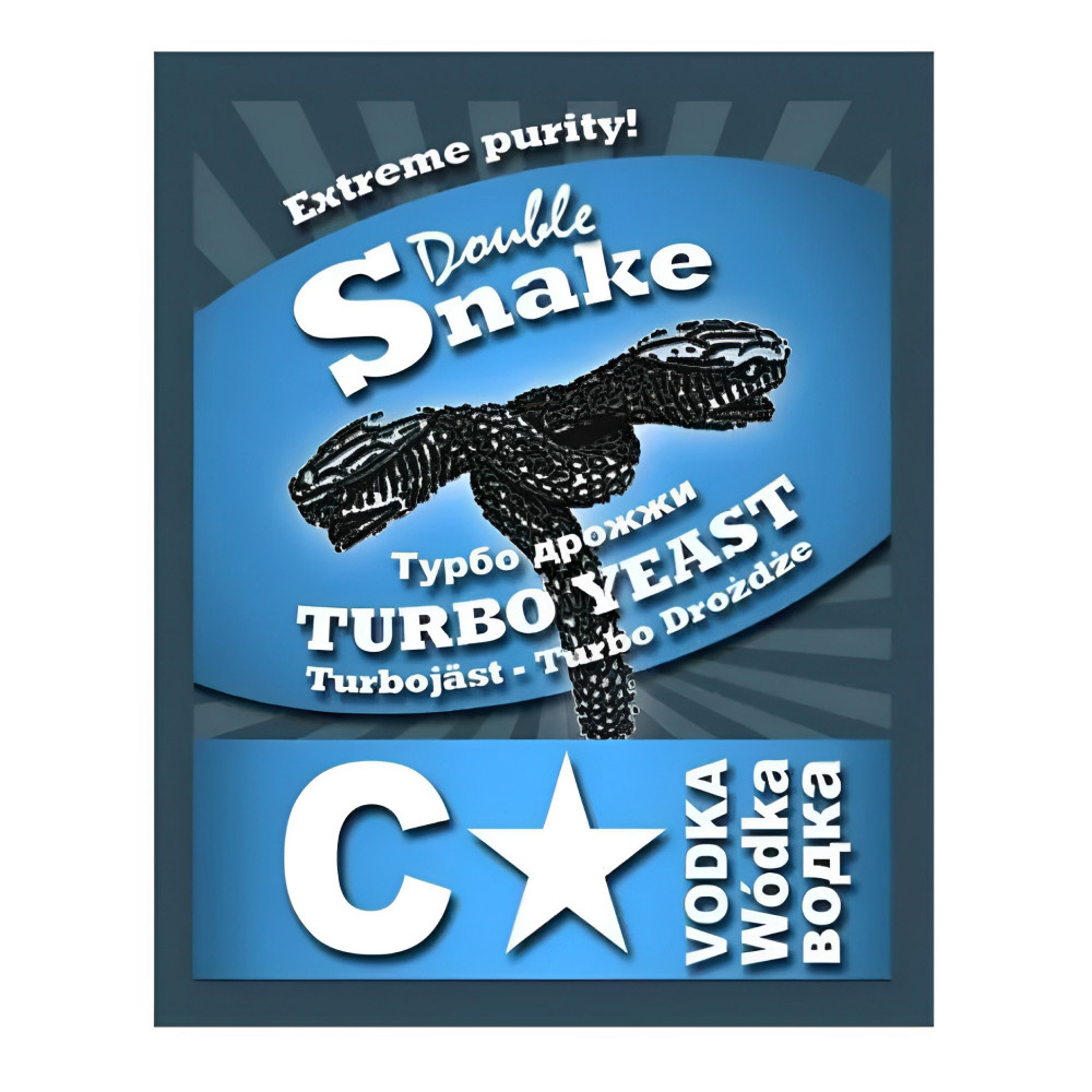 Турбо-дріжджі Double Snake C-Star, 66 г, фото 1