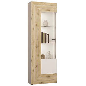 Пенал високий 1Д Джейкоб дуб вікінг/білий Сокме