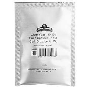 Дріжджі для напівсухого сидру BullDog Medium, 10 г