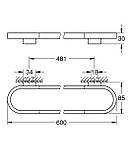 Тримач для рушників Grohe Selection (41056000), фото 6