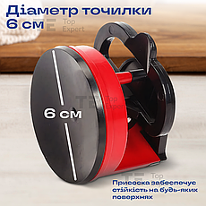 Набір кухонних ножів Zepter ZP-007 нержавіюча сталь + точилка для ножів ручна на присосці, фото 4