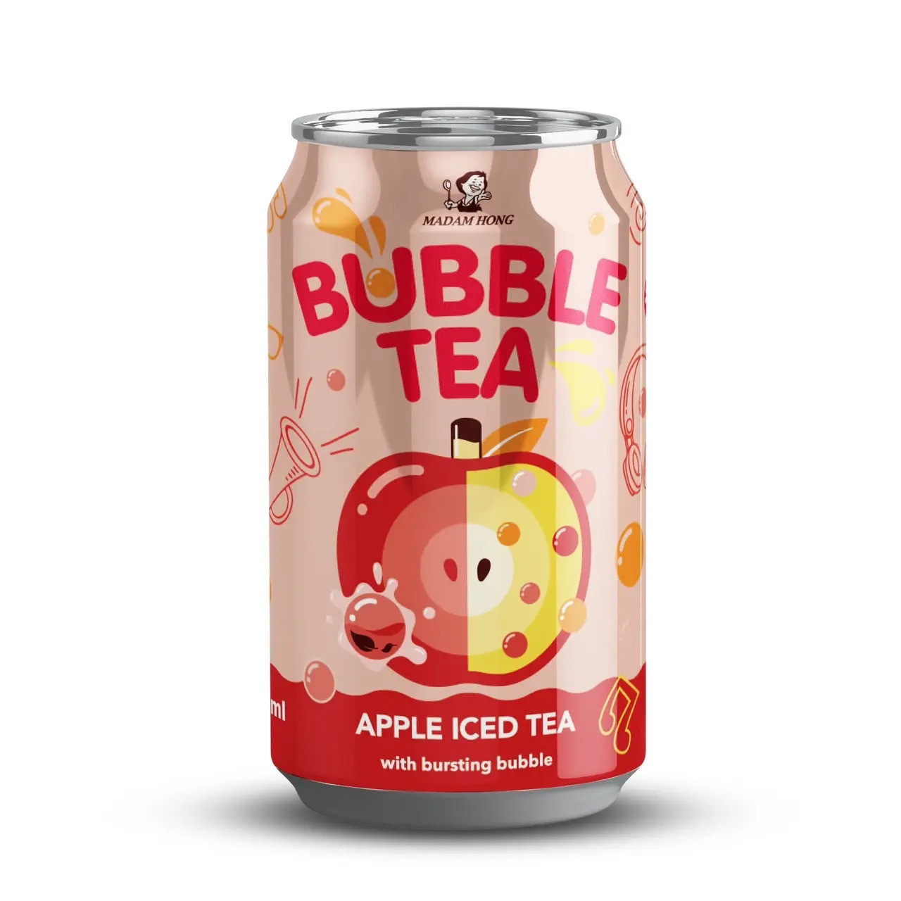 Напій Bubble Tea Madam Hong яблучний, 320 мл