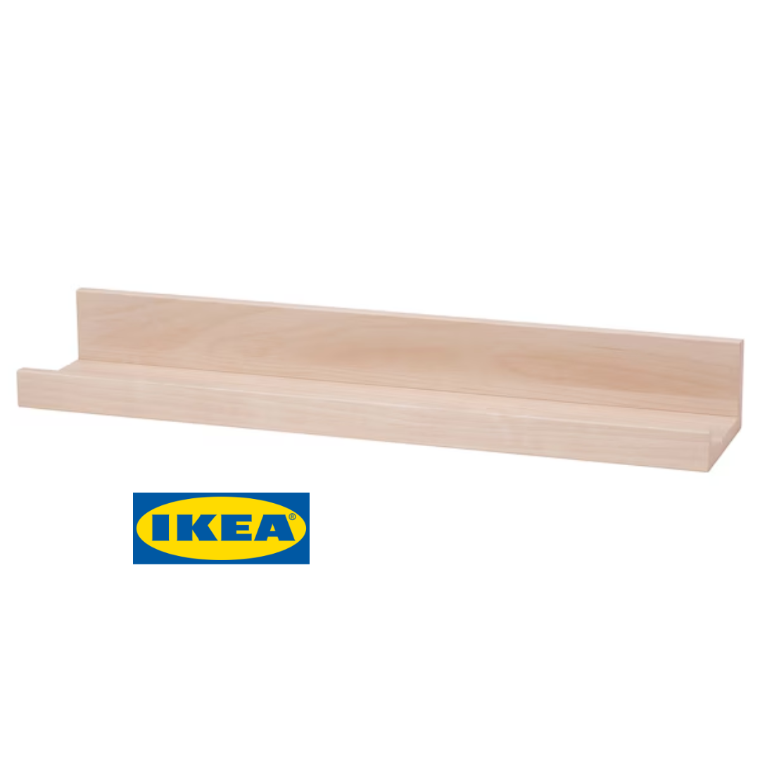 Полиця навісна IKEA MOSSLANDA Бежева 605.113.38