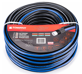 Гнучкі шланги для поливу 50 м, 1/2" Powermat PM1156 поливальні шланги для дачі
