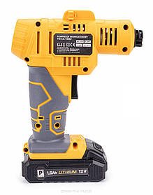 Компресор-насос безмасляний 10,3 бар 150 PSI, 12 В Powermat PM0762 міні-компресор