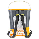 Розкидач для сипучих матеріалів 12В Powermat PM1276 портативний акумуляторний розкидач, фото 2