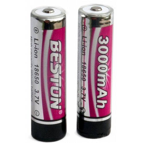Акумулятор 18650 (168A) 3000 mAh *2 з захистом Beston (AAB1848) (ID ...
