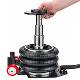 Домкрат для пневматичний 3.5 т / 3500 кг Red Technic RTPPN0008 пневматичний домкрат сніговик, фото 6