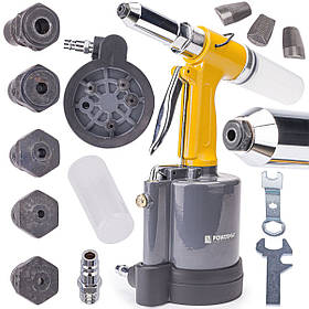 Ручний інструмент для заклепування 2,4-6,4мм Powermat PM0844 заклепочник для заклепок пневматичний