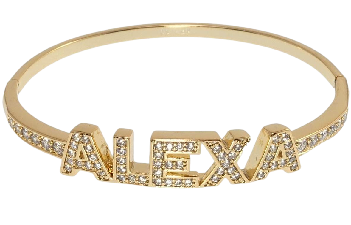 Браслет Xuping Позолота 18K "АLEXA" ø 6см
