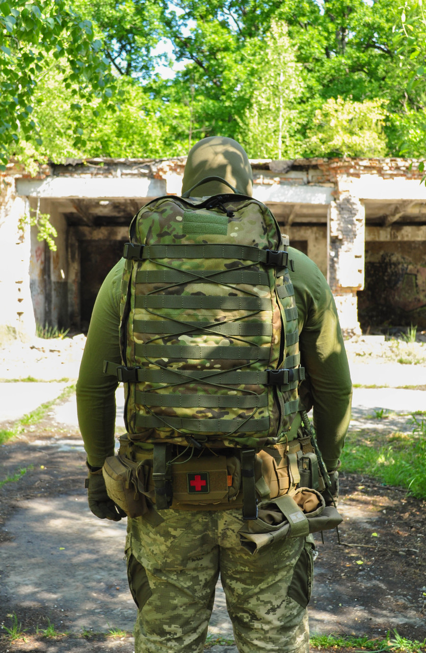 тактичний рюкзак, штурмовий наплічник 40 л стохід Мультикам