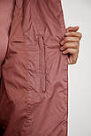 Довга жіноча куртка Finn Flare A20-12007-320 рожева M, фото 7