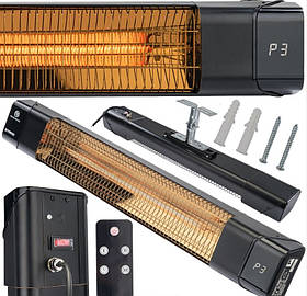 Інфрачервоний електричний обігрівач для гаражу 2000 Вт Powermat PM1248