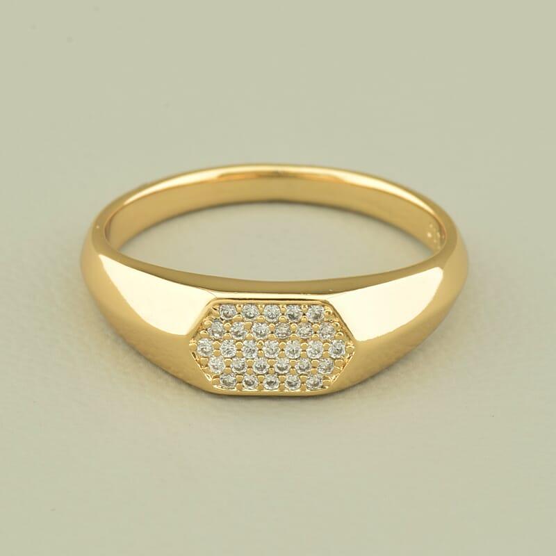 Кільце 'XUPING' Фіаніт (позолота 18к), фото 1