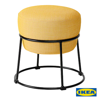 Пуф IKEA EMMISLÖV Жовтий 905.702.46