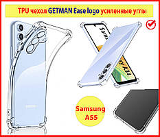 Протиударний чохол на телефон Samsung Galaxy A55 5G (A556F) з УСИленНИМИ УГЛАМИ силікон Чохол самсунг а55