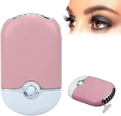 Міні-вентилятор для сушіння вій Elctric з підвісною мотузкою, багатофункціональний USB-вентилятор для вій Швидкосохнуча сушарка, фото 1