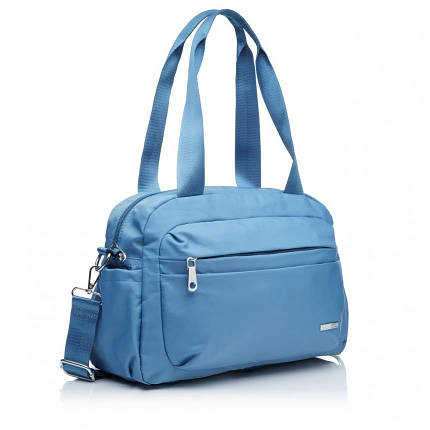 Сумка дорожня жіноча тканинна блакитна BAGS4LIFE W7049, фото 1