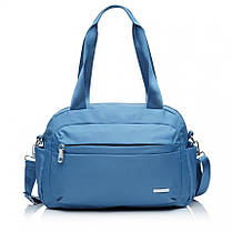 Сумка дорожня жіноча тканинна блакитна BAGS4LIFE W7049, фото 3