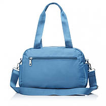 Сумка дорожня жіноча тканинна блакитна BAGS4LIFE W7049, фото 4