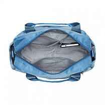 Сумка дорожня жіноча тканинна блакитна BAGS4LIFE W7049, фото 5