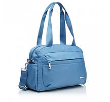 Сумка дорожня жіноча тканинна блакитна BAGS4LIFE W7049, фото 6