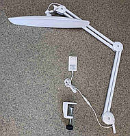 Лампа безтінова Led світлодіодна настільна на струбцині 24вт