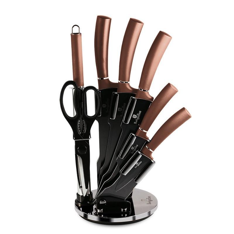 Набір ножів із 8 предметів Berlinger Haus Metallic Line Rose Gold Edition (BH-2561)
