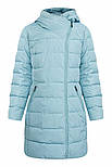 Подовжена зимова куртка Finn Flare A20-12016-121 Down fill блакитна S, фото 8