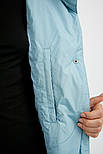 Подовжена зимова куртка Finn Flare A20-12016-121 Down fill блакитна S, фото 6