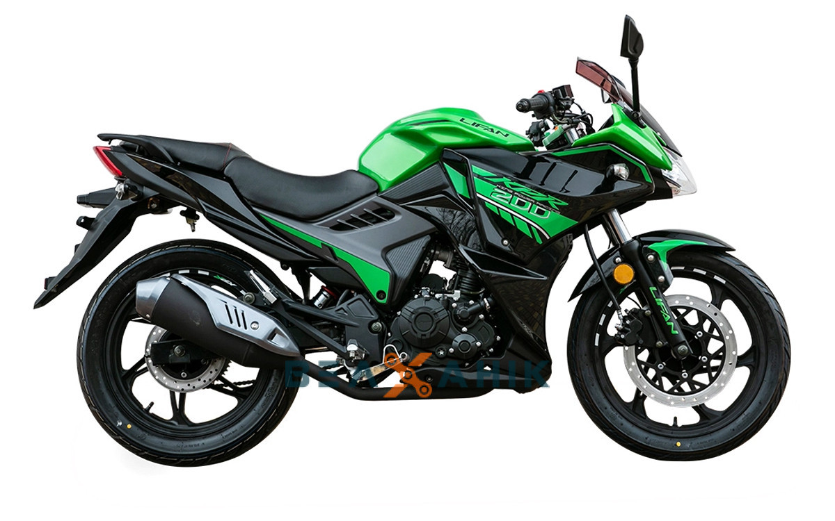 Мотоцикл Lifan LF200-10S (KPR200) Green/Black