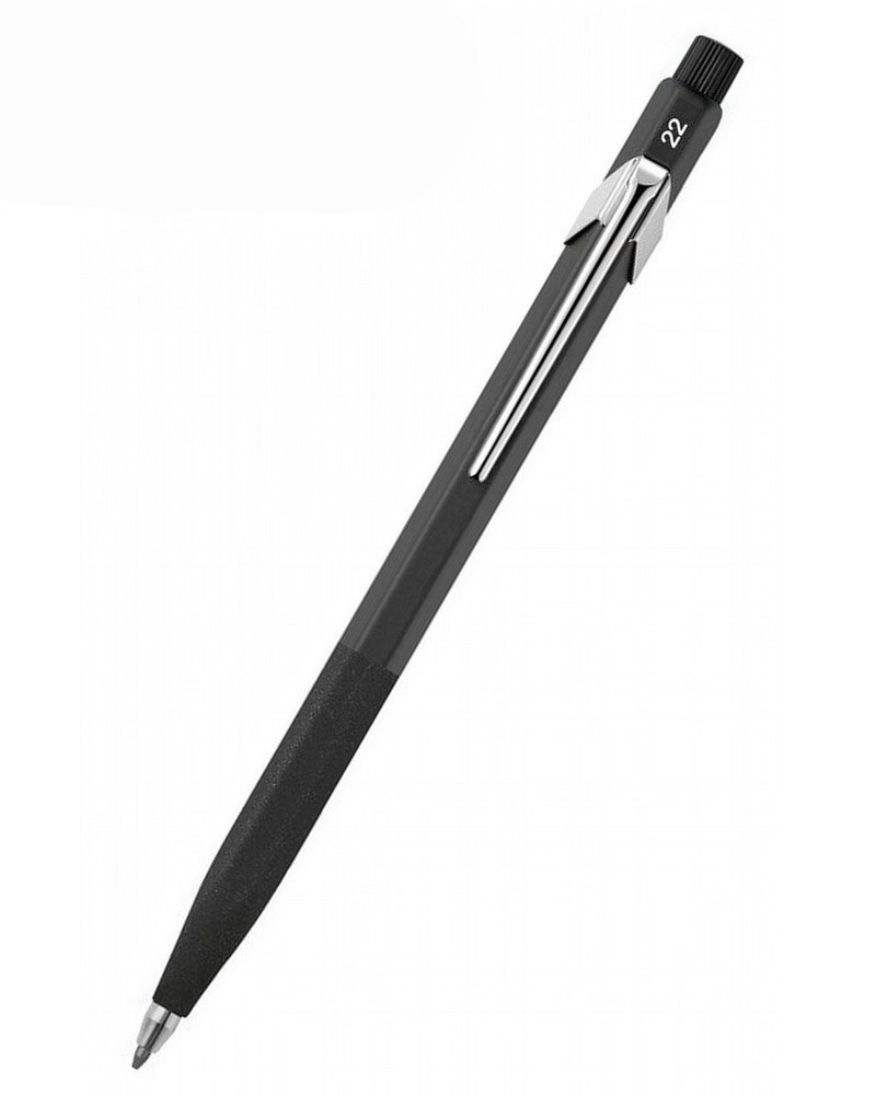 Олівець механічний Caran d'Ache Fixpencil 2 мм Чорний з грип-секцією 22.289 (7610186025266)