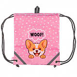 Шкільний набір Yes I Love Corgi S-72 (рюкзак, пенал, сумка) 38 х 30 х 15 см, 17 л , рожевий, 130-145 см, фото 8