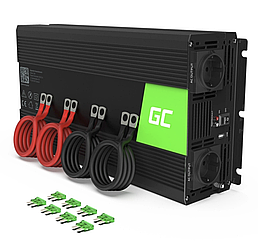 Інвертор Green Cell 12v на 220v 2000w/4000w чистий синус