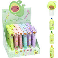 Текстовиділювач 3 кольори в 1  "Авокадо" MD-173