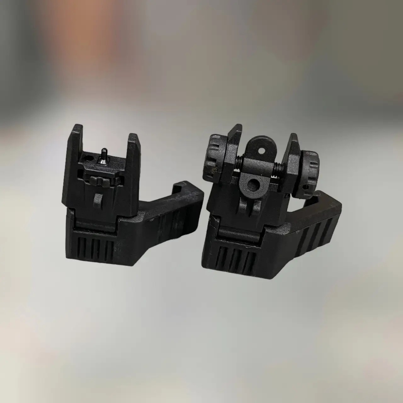 Мушка і цілик LD Turkish LP-16 під 45 градусів на Picatinny чорний, фото 1