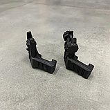 Мушка і цілик LD Turkish LP-16 під 45 градусів на Picatinny чорний, фото 5