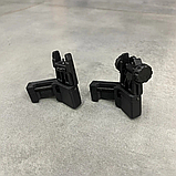 Мушка і цілик LD Turkish LP-16 під 45 градусів на Picatinny чорний, фото 3