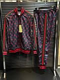 Чоловічий спортивний костюм Gucci CK7731 червоний  S, XL, XXL, фото 2