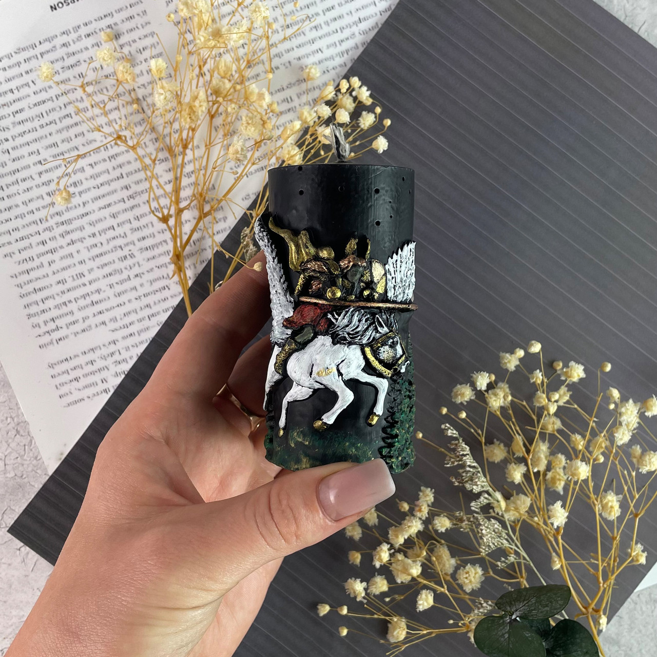 Чорна воскова свічка - Валькірія, фото 1