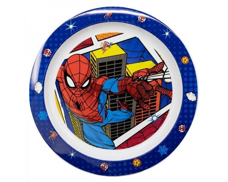Тарілка дитяча пластикова 20,3х23,1х2 см Stor Spider-Man (74747)