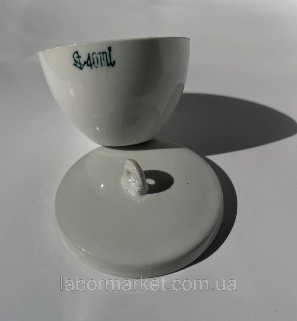 Тигель із кришкою низький 40 мл (55*34мм), фото 1