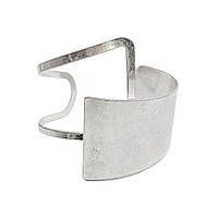 Браслет жорсткий, відкритий "Геометрія" сталь (330666)